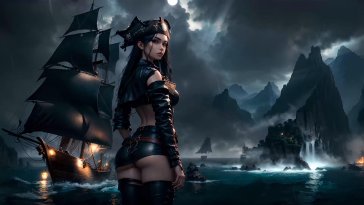 pirate girl live wallpaper