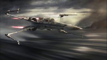 flight of the x-wing live wallpaper