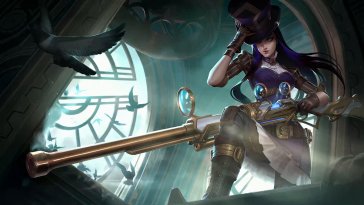 caitlyn the sheriff of piltover live wallpaper