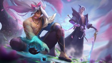 spirit blossoms yasuo and yone live wallpaper