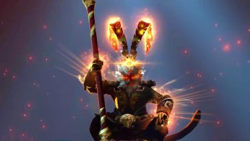 sun wukong (monkey king) in dota 2 live wallpaper