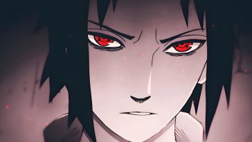 sasuke with sharingan eyes live wallpaper