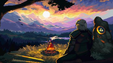 the witcher 3 (pixel) live wallpaper