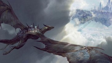 dragon in sky live wallpaper