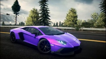 lamborghini aventador by the forest (nfs) live wallpaper