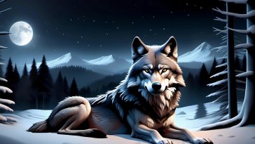 fantasy wolf live wallpaper