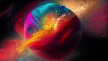colorful planet live wallpaper