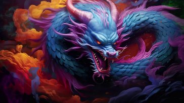 chinese colorful dragon live wallpaper