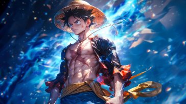 luffy with scar realistic live wallpaper