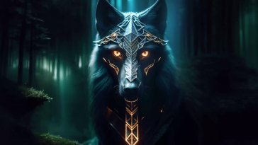 dark fantasy wolf live wallpaper