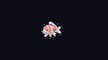 koi fish (pixel) live wallpaper