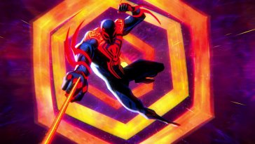 spider-man 2099 in spider-verse live wallpaper