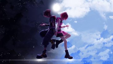 kairi and sora (kingdom hearts) live wallpaper