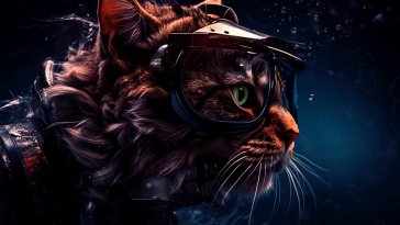 cat in glasses live wallpaper