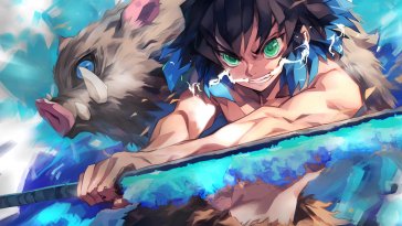 inosuke (demon slayer) live wallpaper