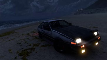 toyota ae86 initial d live wallpaper