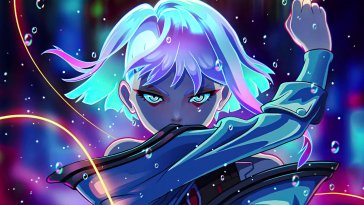 lucyna (cyberpunk edgerunners) live wallpaper