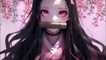 nezuko demon’s grace live wallpaper