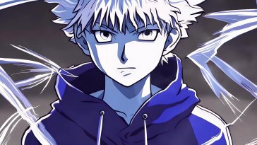 killua in hoodie live wallpaper