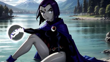 raven - teen titans live wallpaper