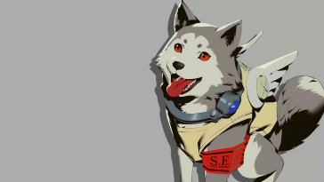 koromaru (persona 3 reload) live wallpaper