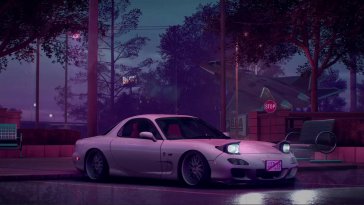 Download HighSpeed Mazda RX7 Drift Car in Action Wallpaper  Wallpapers com