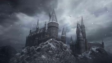 winter hogwarts live wallpaper