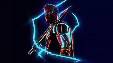 neon thor live wallpaper