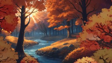 fall forest live wallpaper