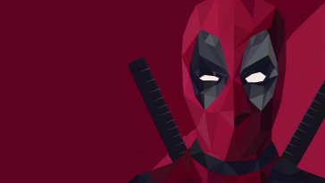 deadpool (low polygon) live wallpaper