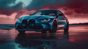 blue bmw m3 (g80) live wallpaper