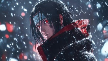 itachi uchiha winter live wallpaper