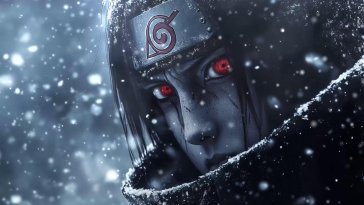 itachi gaze winter live wallpaper