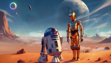 r2-d2 & c-3po live wallpaper