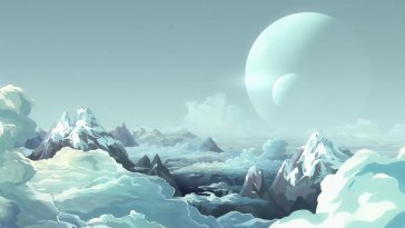 blue mountain horizons live wallpaper