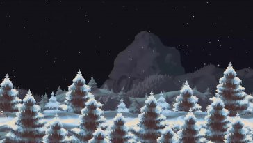 undertale snowy forest live wallpaper