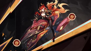 genshin’s mavuika on moto live wallpaper