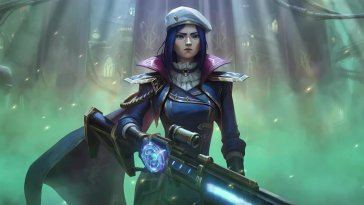 arcane’s sharpshooter caitlyn live wallpaper