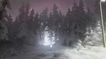 the wintry trail live wallpaper