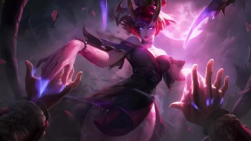 blood moon evelynn live wallpaper