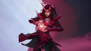scarlet witch’s dark fury live wallpaper