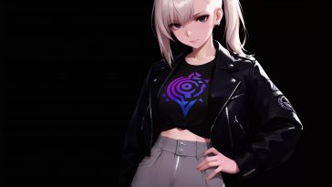 blonde glow in the dark live wallpaper