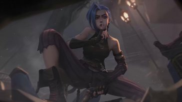 jinx’s beautiful chaos live wallpaper