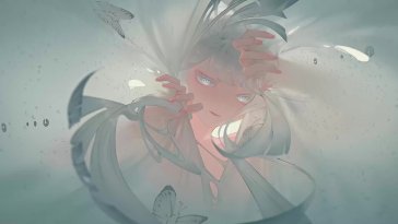 mystic beauty and butterfly live wallpaper