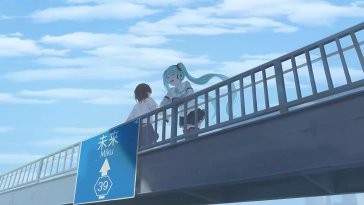 hatsune miku’s sunset bridge live wallpaper