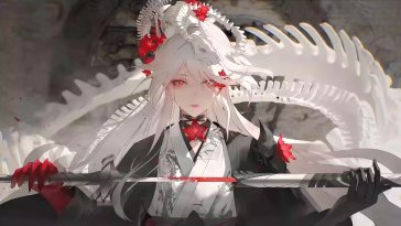 acheron and the bone dragon live wallpaper