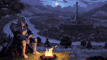 oblivion fireplace (pixel) live wallpaper