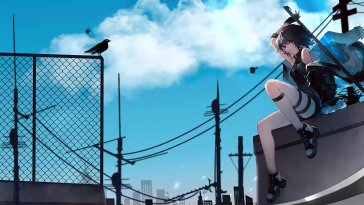 la pluma (arknights) live wallpaper