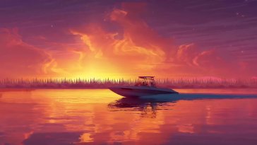 sunset drift in miami live wallpaper