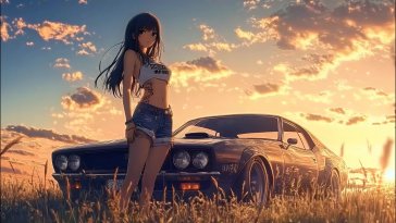 chasing horizons at sunset live wallpaper